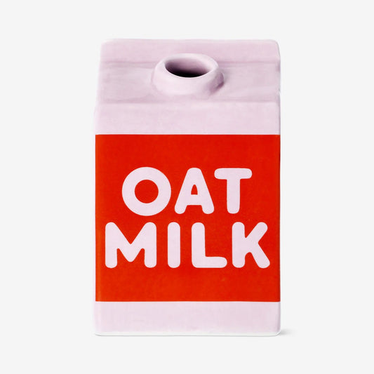 Vase Ceramic As Milk Carton