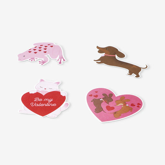 Sticker Single Large Valentines Characte