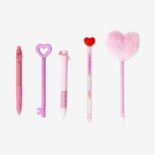 Pen Set Hearts