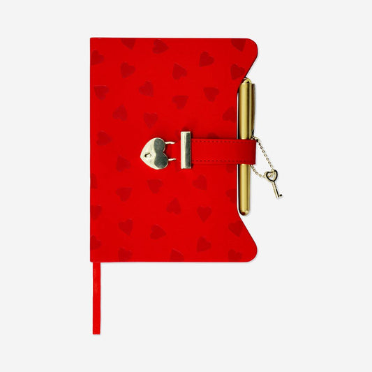 Notebook W. Lock And Pen