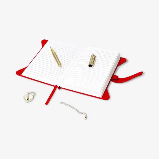 Notebook W. Lock And Pen