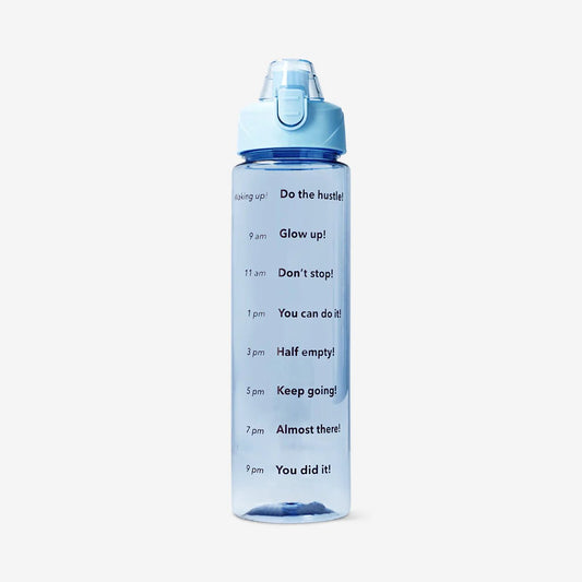 Bottle Drinking Sport 1000Ml Print Blue