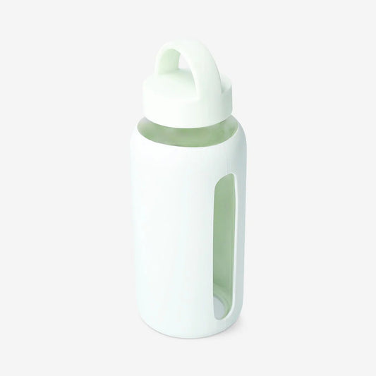 Bottle Glass With Silicone Cover And Han