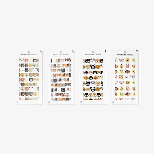 Stickersheet Paper Animalface Assort(In)