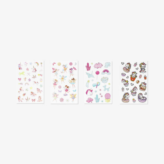 Sticker Sheet Paper Glitter Assorted(In)