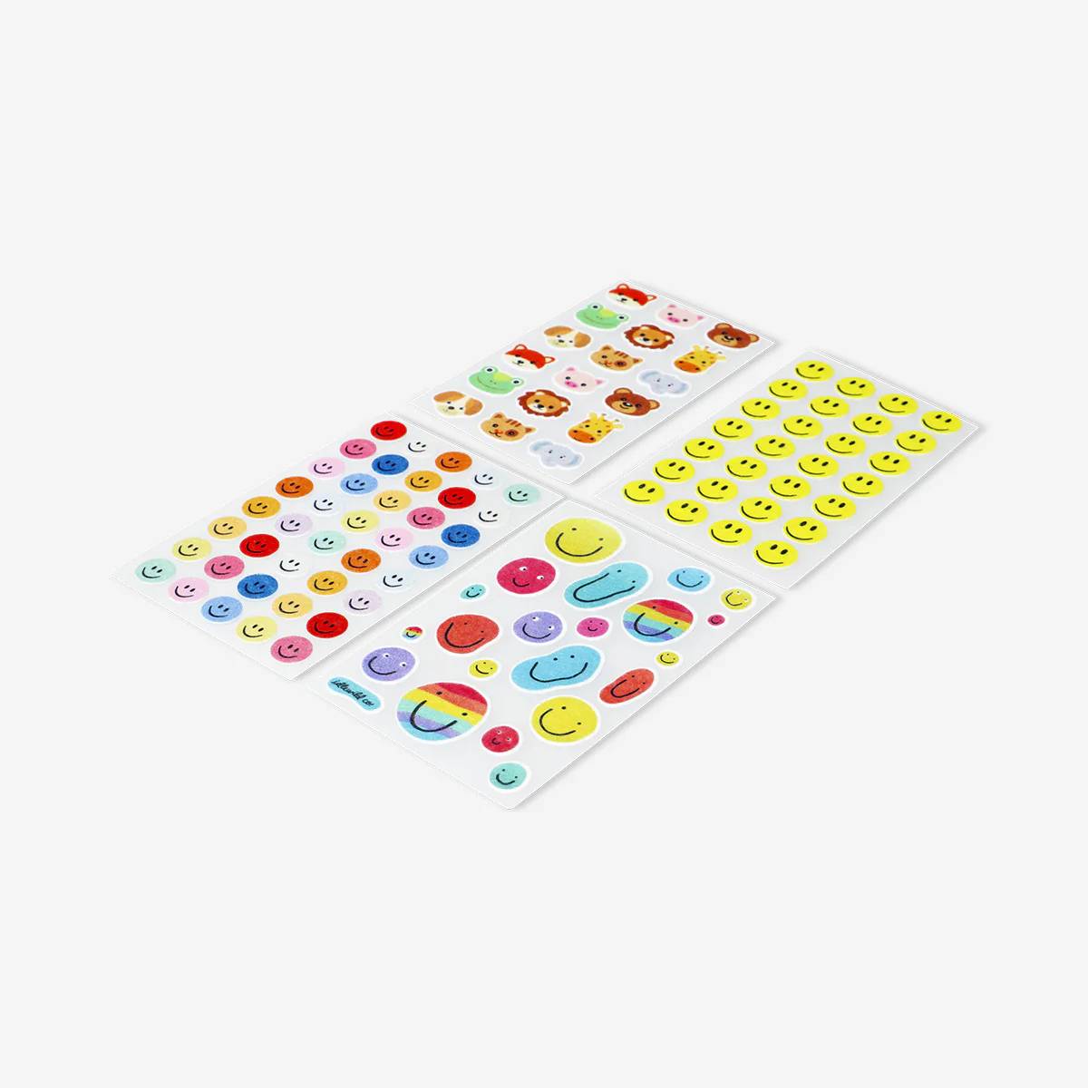 Sticker Sheet Velvet Faces Assorted (In)