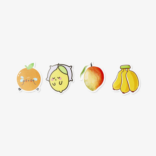 Sticker Single Paper Fruits Assorted(In)