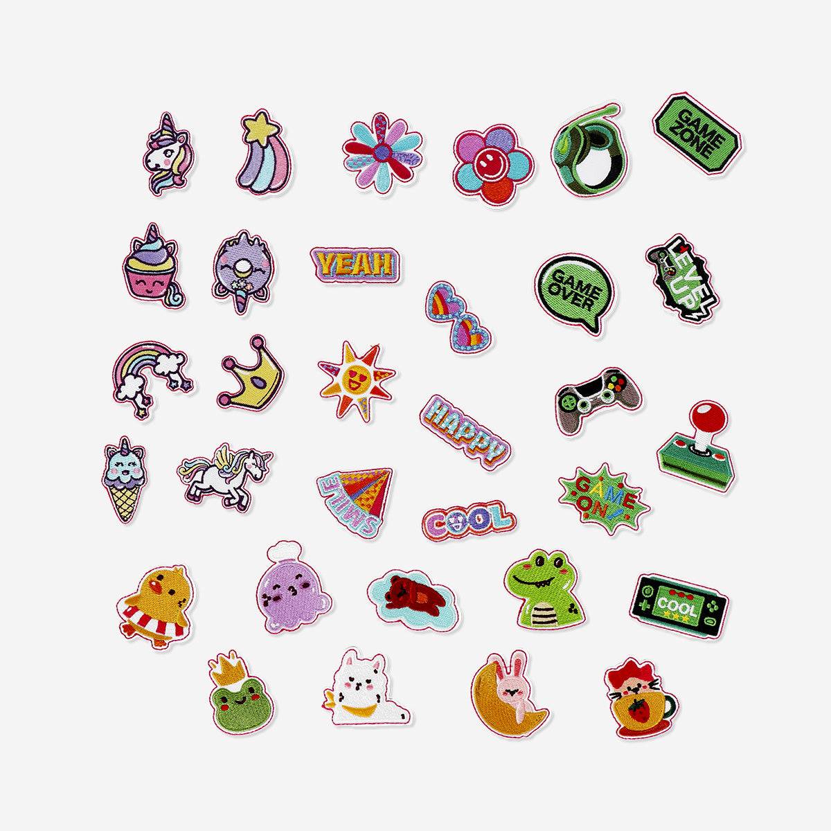 Sticker Single Fabric Embroidery (In)