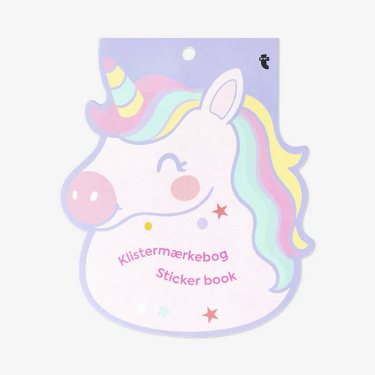 Sticker Book Unicorn Shaped (In)