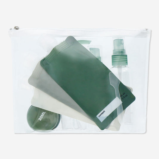 Travel Bottles 10Pcs Recycled Eva Bag