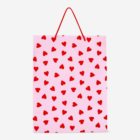 Bag Shop Hearts Pattern 33 X 25 X 11 Cm