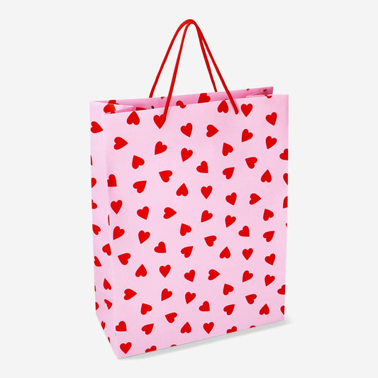 Bag Shop Hearts Pattern 33 X 25 X 11 Cm