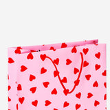 Bag Shop Hearts Pattern 33 X 25 X 11 Cm
