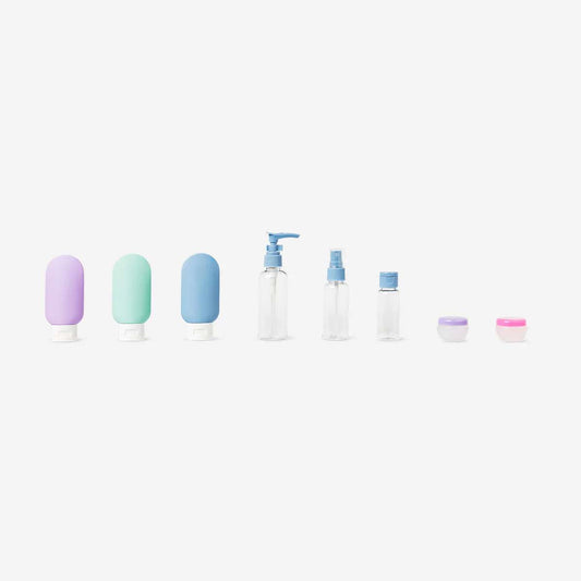 Travel Bottles Set 12Pcs W Stickers In E