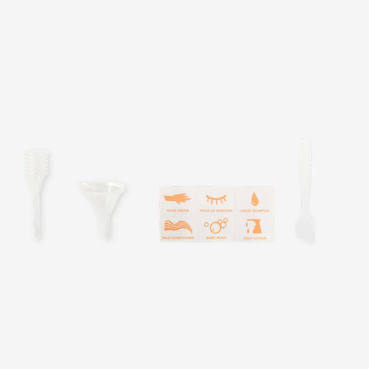 Travel Bottles Set 12Pcs W Stickers In E