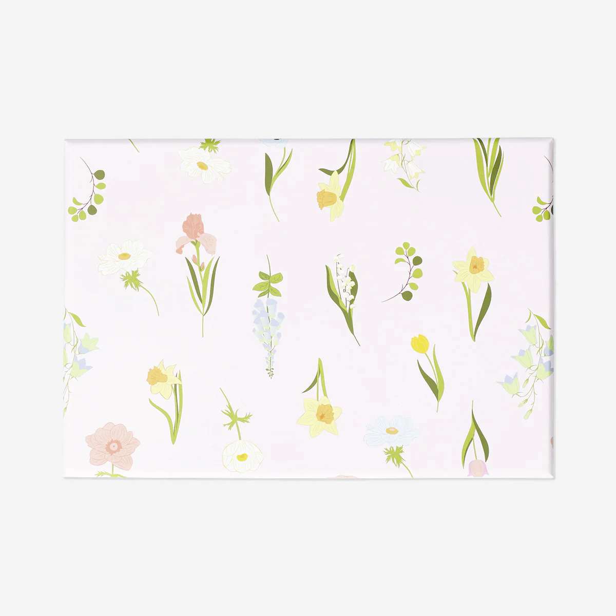 Box Storage Paper 20X13.8X7 Cm Print Flo