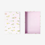 Box Storage Paper 20X13.8X7 Cm Print Flo