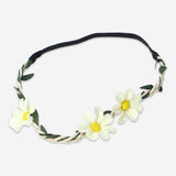 Hairband Flowers White Daisies