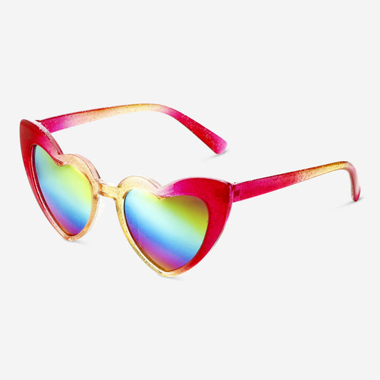 Sunglasses Children Glitter Heart