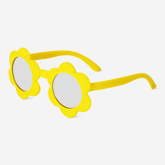 Sunglasses Children Flower Yellowith