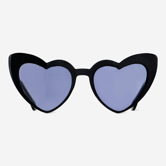 Sunglasses Heart Black