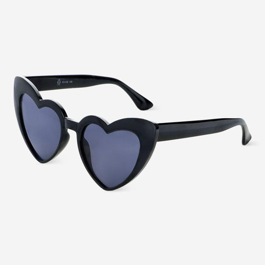 Sunglasses Heart Black