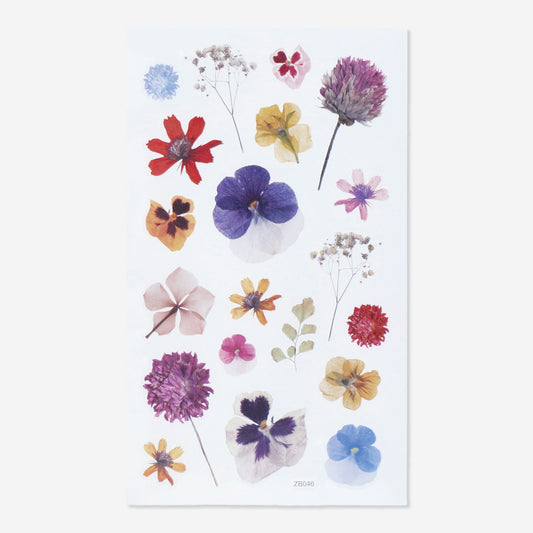 Stickers Flowers Foil