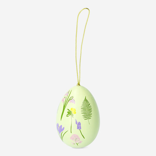 Easter Eggs Plastic 6 Pcs Flower Printed