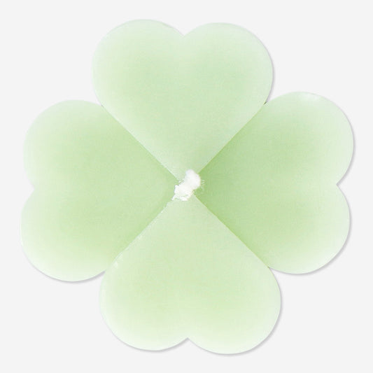 Pillar Candle As Flower 10 Cm Green