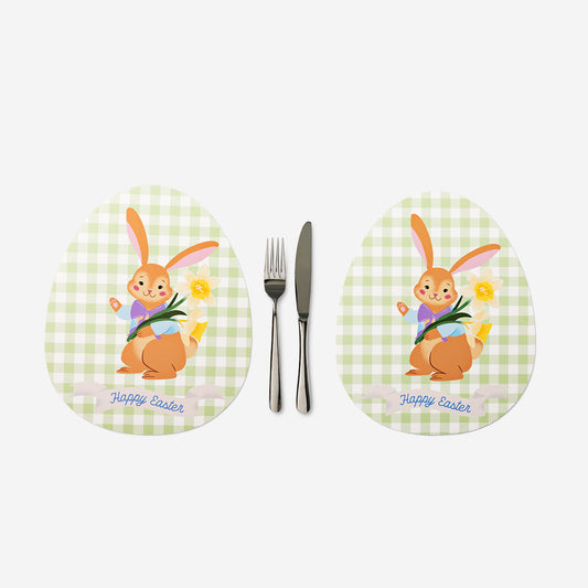 Placemats Cardboard Easter 8 Pcs