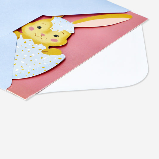 Card Shaped As Bunny (In)