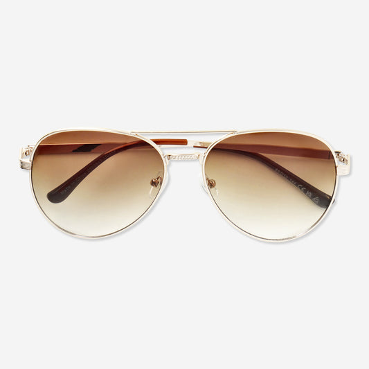 Sunglasses Brown Aviator