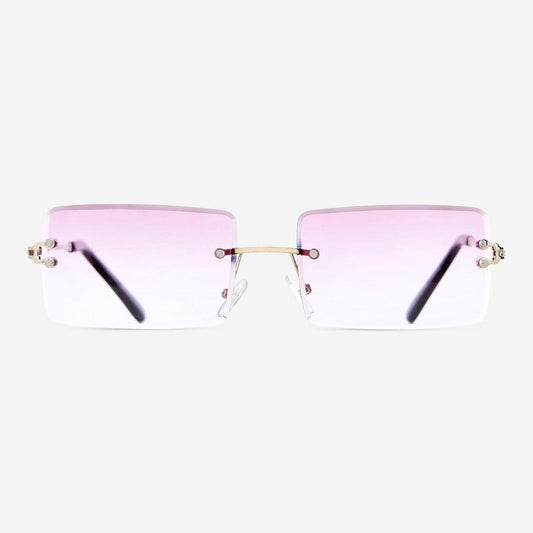 Sunglasses Metal Square Gradient