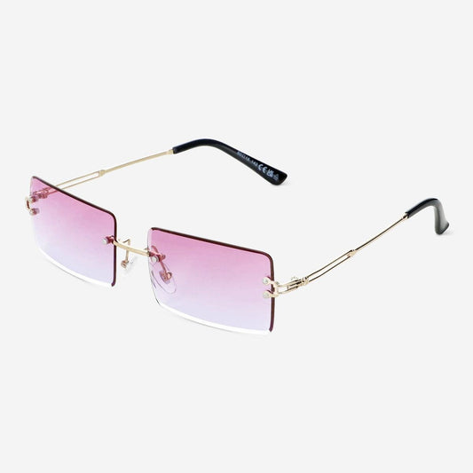 Sunglasses Metal Square Gradient