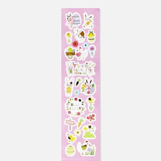 Animal Sticker Roll In Box Bunny