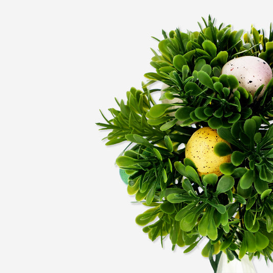 Tree With Eggs In Eggshell Pot