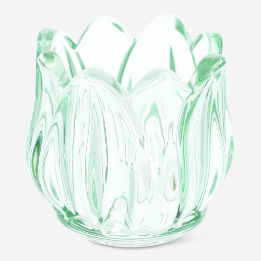 Tealight Holder Flower Green