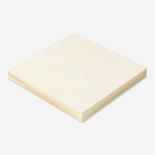 Wood Block Canvas Square 15Cm