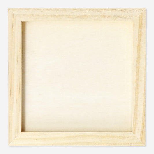 Wood Block Canvas Square 15Cm