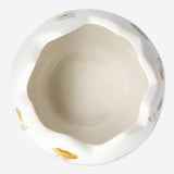 Flowerpot Broken Eggshell W Flower (In)