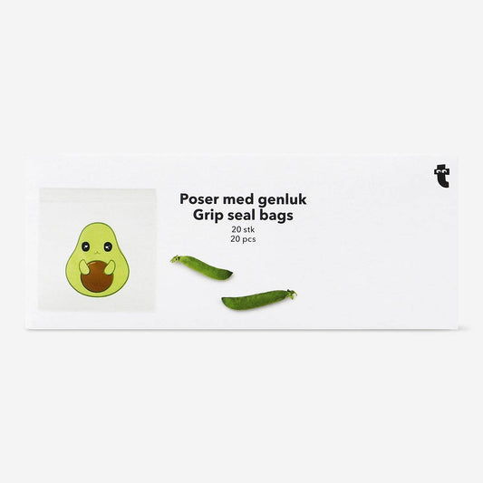 Zipper Lunch Bag 14 X 14.5 Cm 20 Pcs/Pk