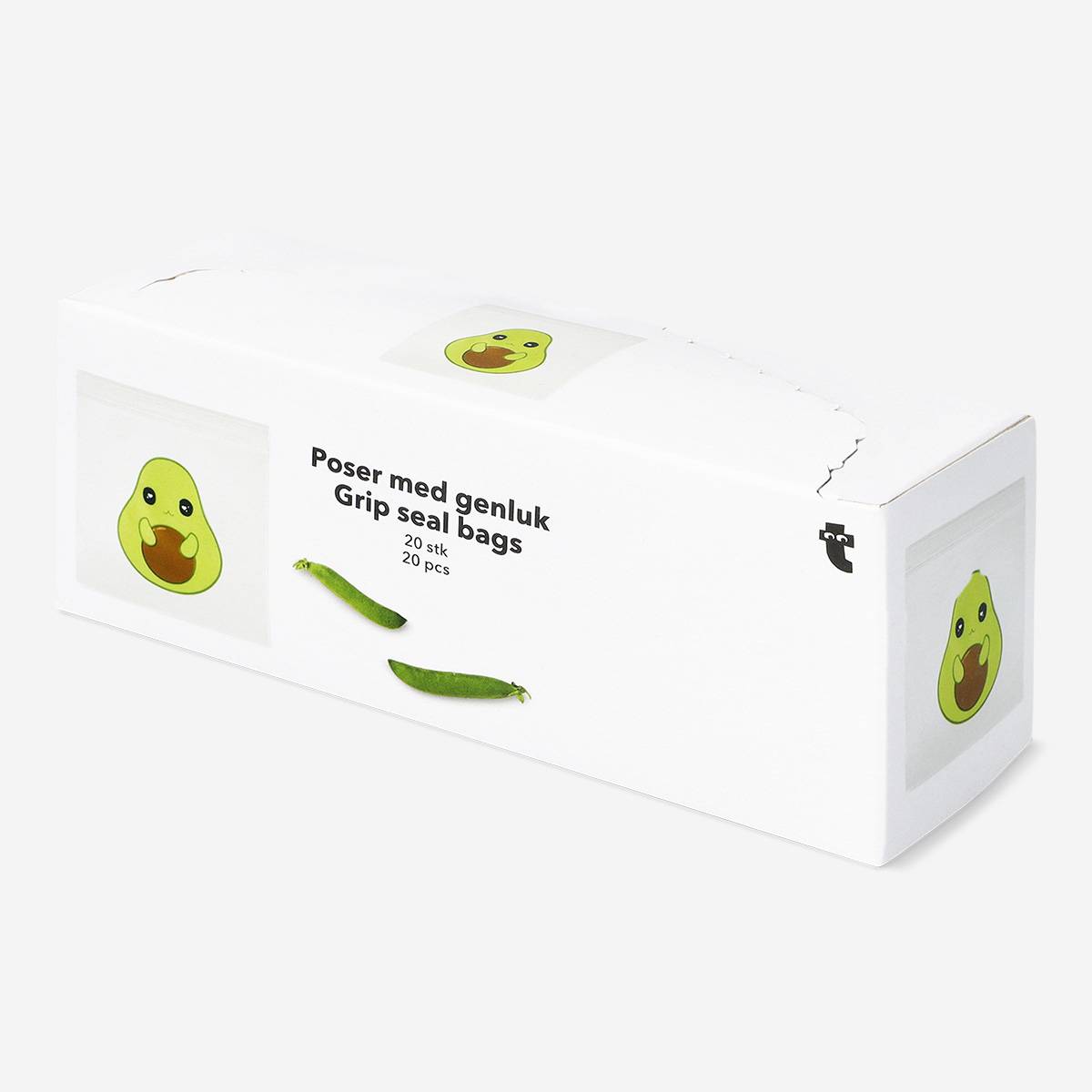 Zipper Lunch Bag 14 X 14.5 Cm 20 Pcs/Pk