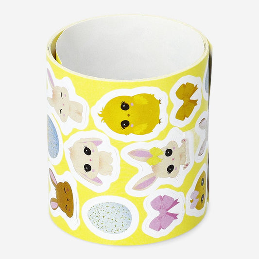 Animal Sticker Roll In Box Bunny