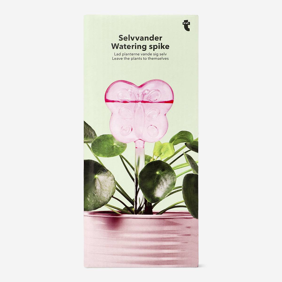 Self Watering Tube Glass Butterfly