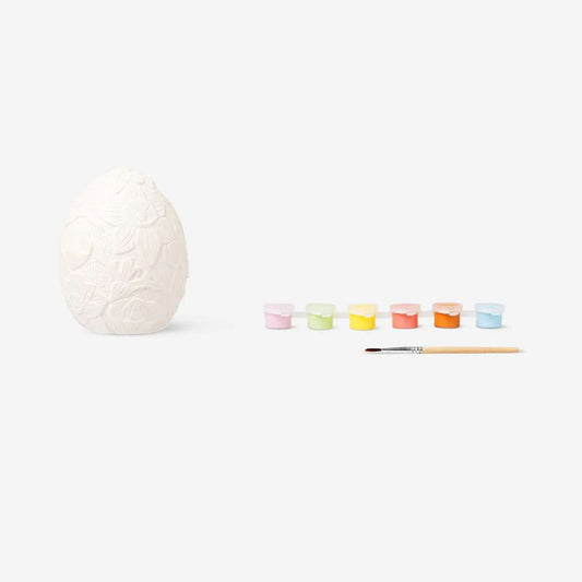 Paint Yourself Egg Ceramic Debossed