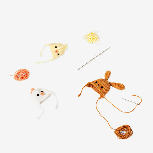 Crochet Set Egg Hats