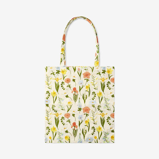 Tote Bag Flower Stems