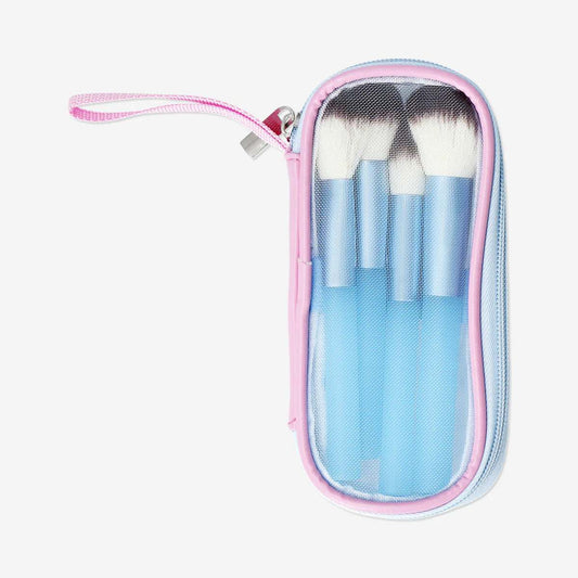 Make Up Brush Set In Pouch 4 Pcs