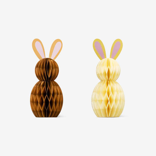 Easter Rabbits Large Paper Fold Out 2Pcs