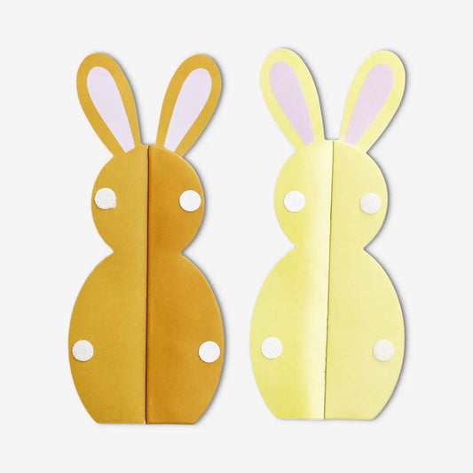 Easter Rabbits Large Paper Fold Out 2Pcs